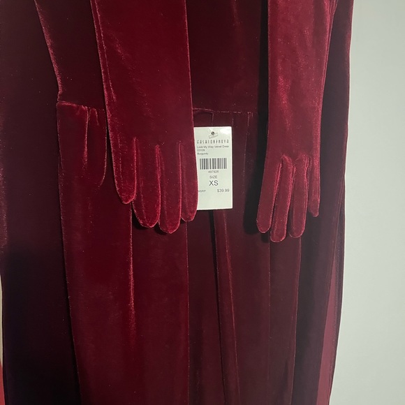 Fashion Nova Look My Way Velvet Dress - Picture 2 of 2